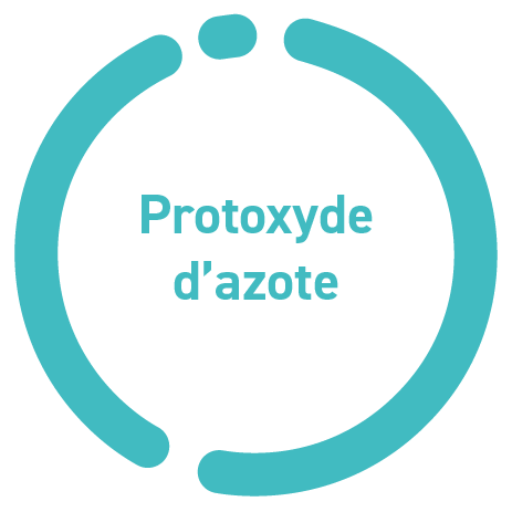 logo protoxyde d'azote gaz hilarant drogue produit